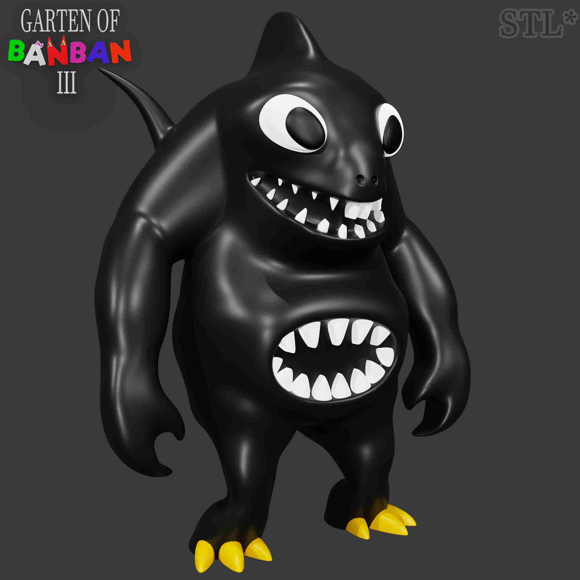 EVIL BANBAN FROM GARTEN OF BANBAN 3 NEW MONSTERS, FAN ART, 3D models  download