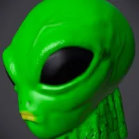 Alien Head Home, Office, Car Dashboard& Halloween Decoration-1