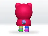 DJ Catnip Cat Gabbys Dollhouse STL 3D Model Fanart Character-4