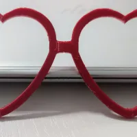 San Valentine Glasses with Love and Heart-2