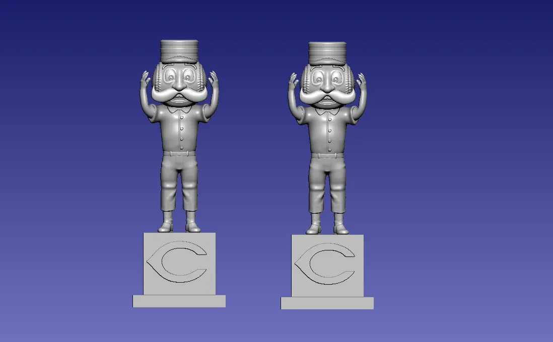 Other STL Download MLB Mr Redlegs Cincinnati Reds 3d Printby