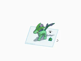 CUTE FLEXI PRINT-IN-PLACE DOG
