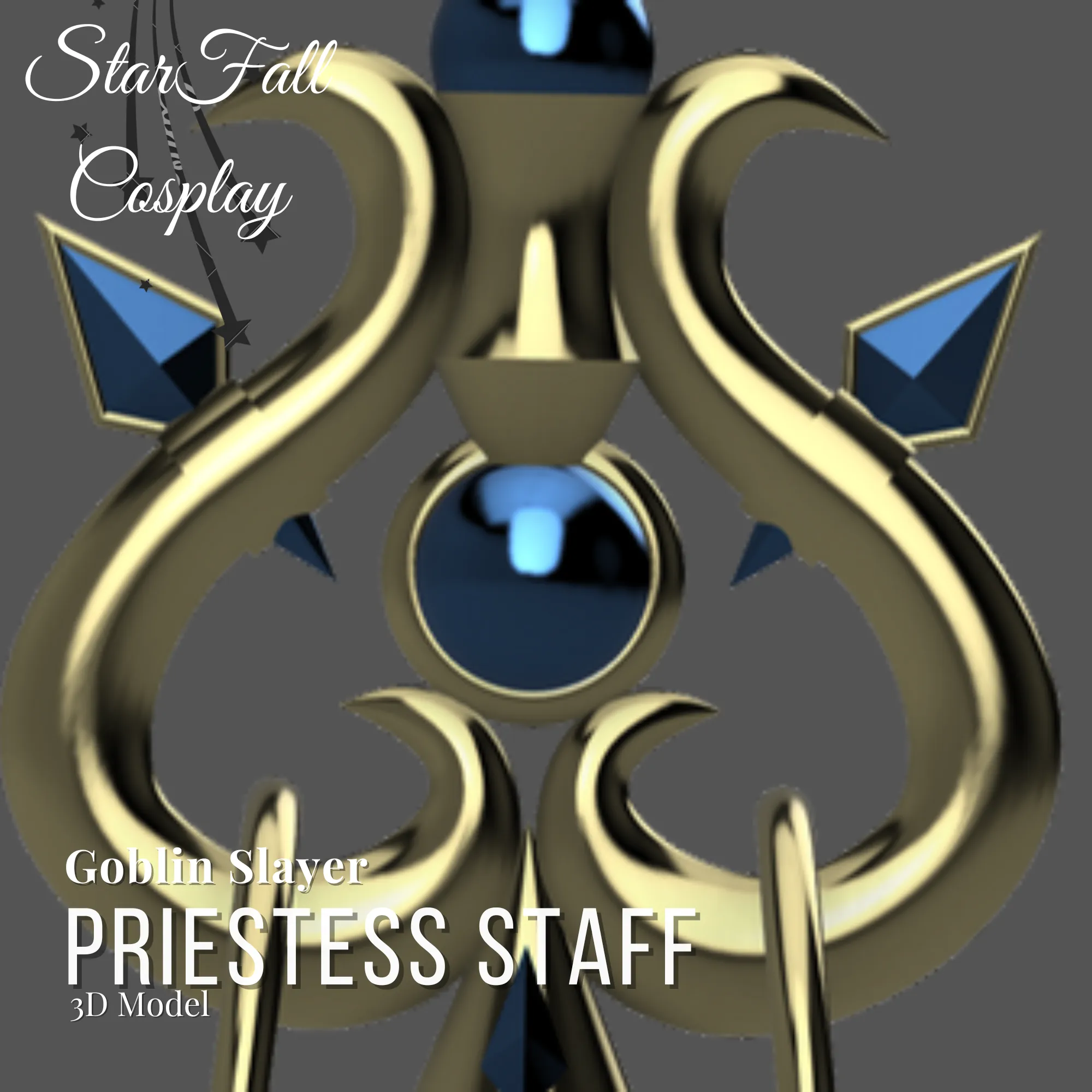 Priestess Staff 3D Model Goblin Slayer