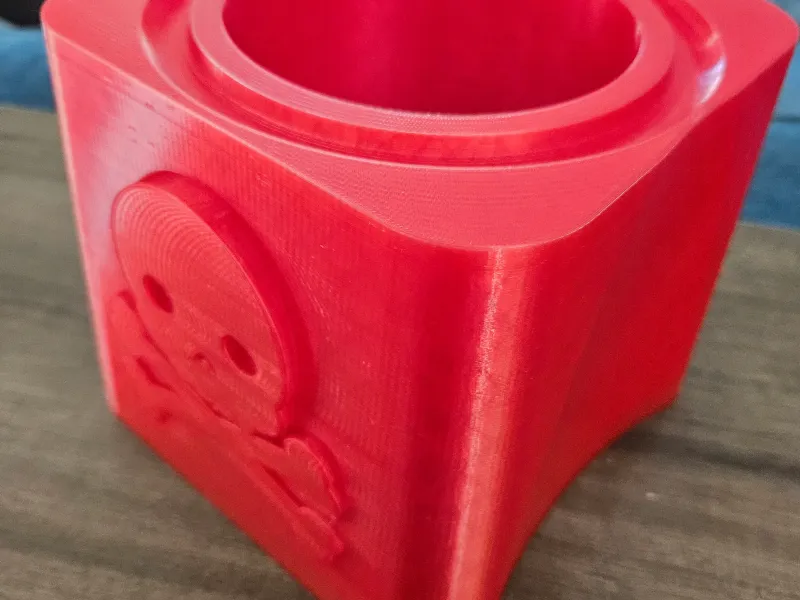 Suporte para Dispensador de Bebidas com Caveira de Vidro
