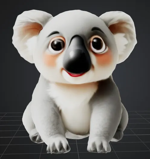 Baby Chibi Koala Magnet