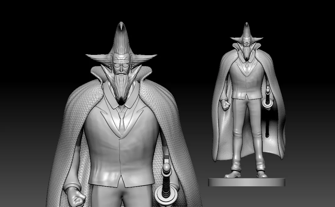 Figarland Garling - Five elder - ONE PIECE - 3D PRINT
