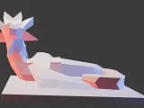 dragon low poly-0