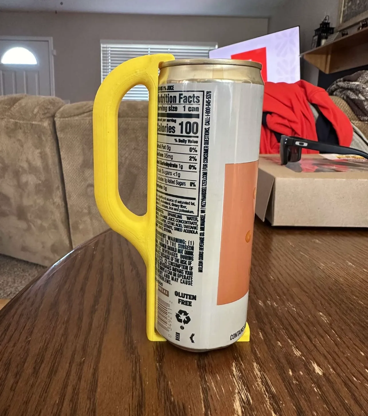 Tall 12 ounce can handle