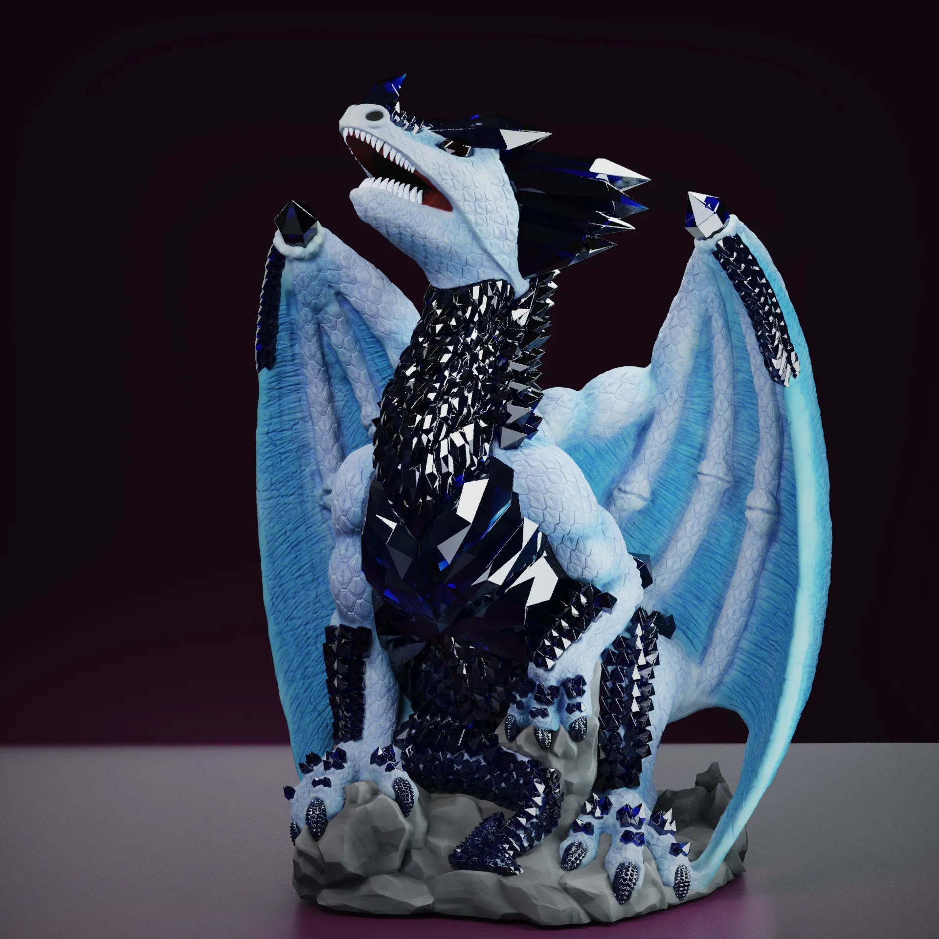 Medieval Crystal Dragon