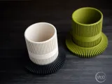 planter pot · ribbed plate-2