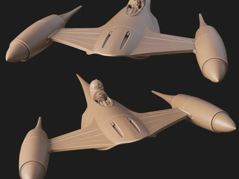 Naboo N-1 Starfighter - Star Wars Fan Art