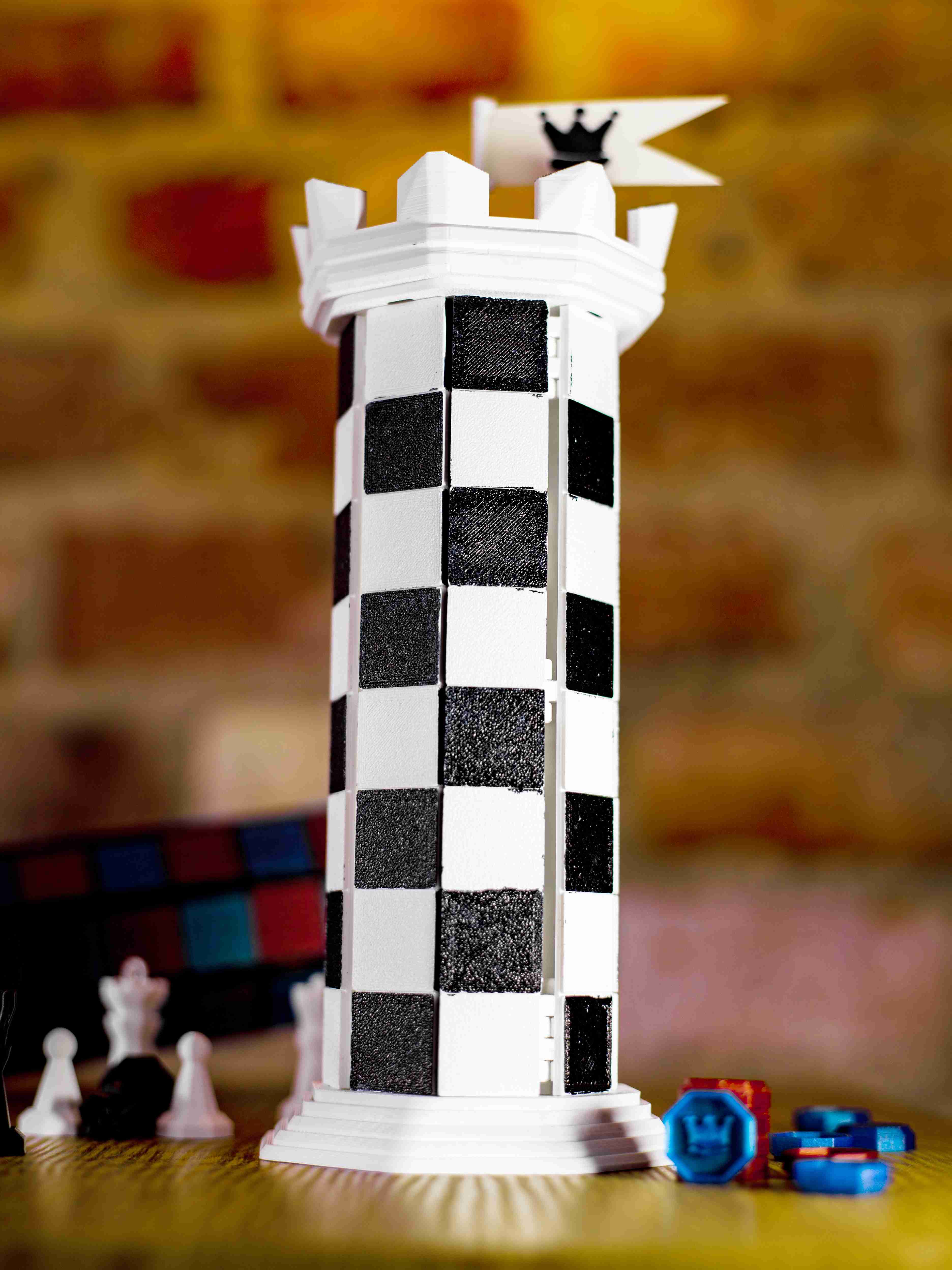 Chess Tower - Chess set - No supports | 3D модели скачать | Creality Cloud