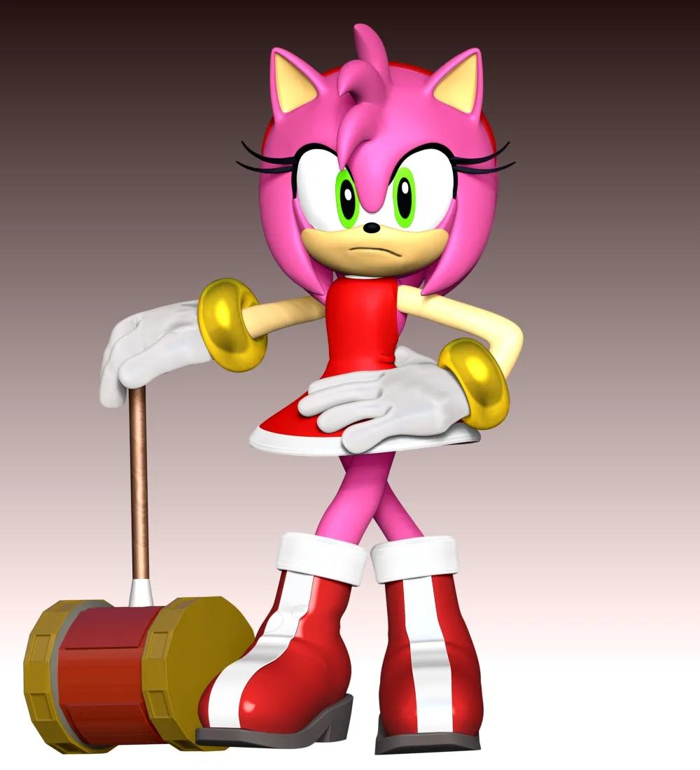Amy Rose The Hedgehog 3 Fan Art