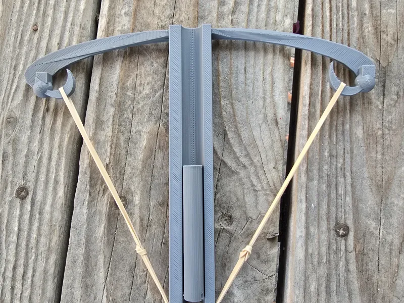 Crossbow Pole Launcher Print on one plate