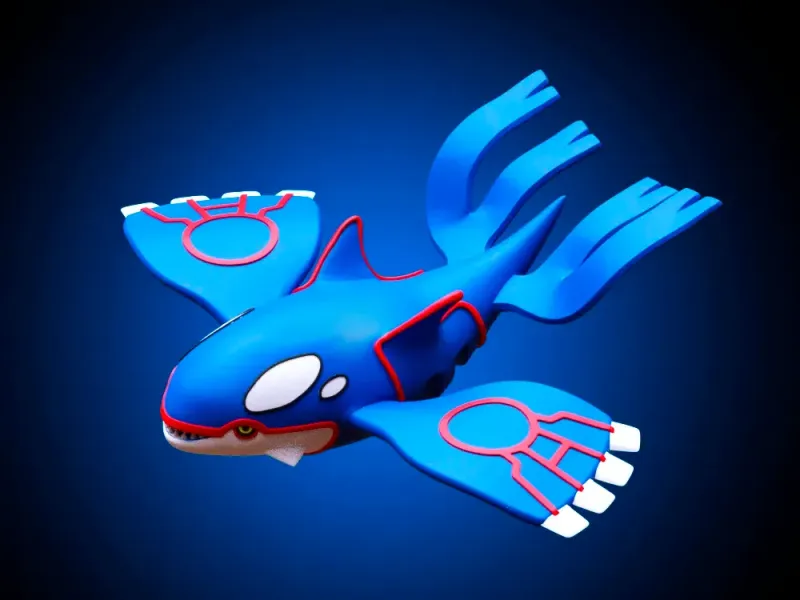 KYOGRE - POKEMON IMPRIMARE 3D