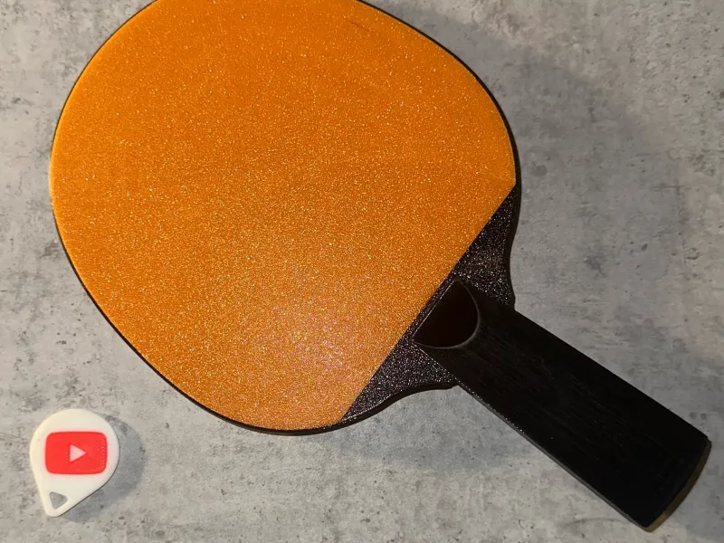 3D Printed Table Tennis Bat