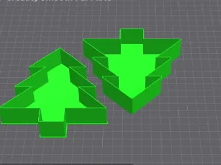 Christmas tree, nestable box (v2)