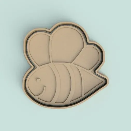 cortante + estampa de abjea / bee cutter + stamp