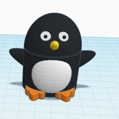 Penguin box/container.-0