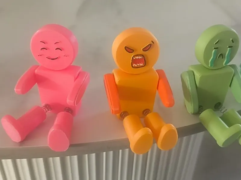 Seven emotions shaking leg puppet: release emotions, dance h