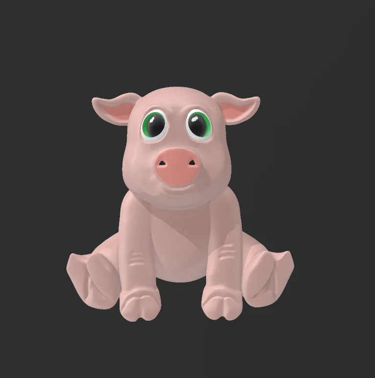 Cartoon pig v2
