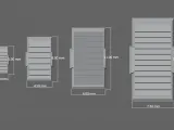 Gundam Detail Part (Rectangular Vents) by CGI-3