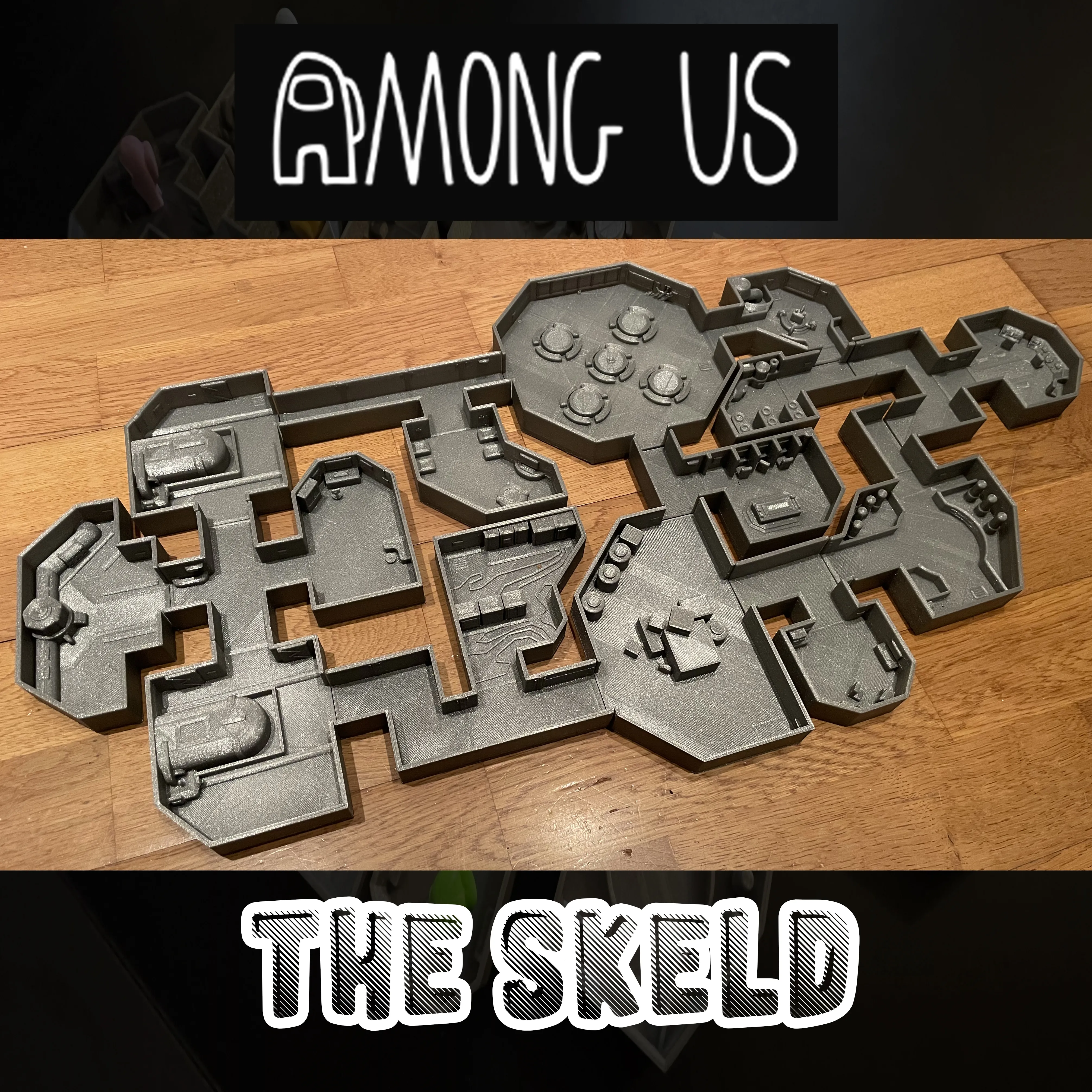 Diorama The Skeld - Among Us Map