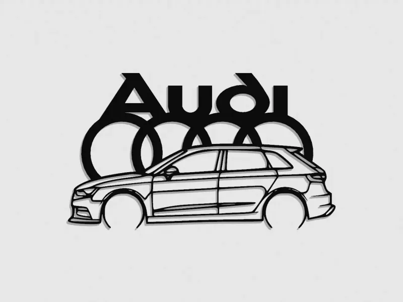 audi a3 con testo