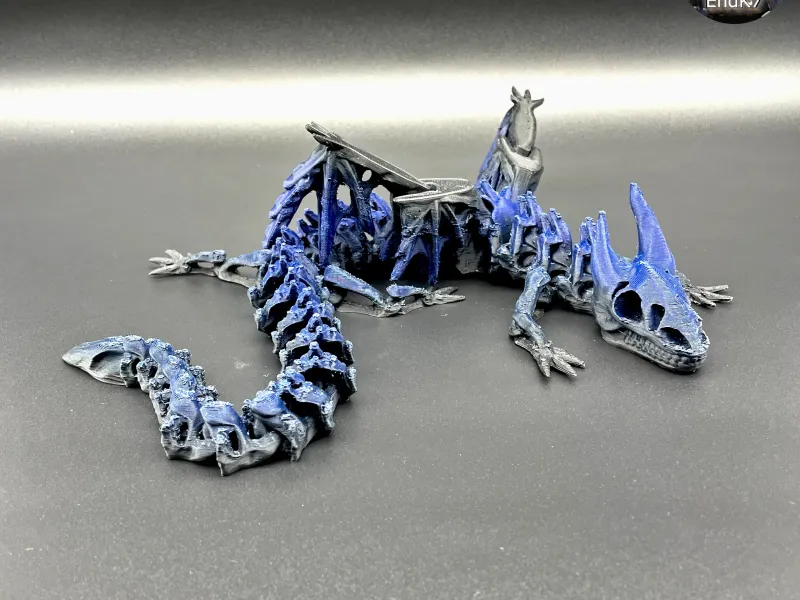 Big Skeleton Dragon  - Winged  - Articulated - Flexi
