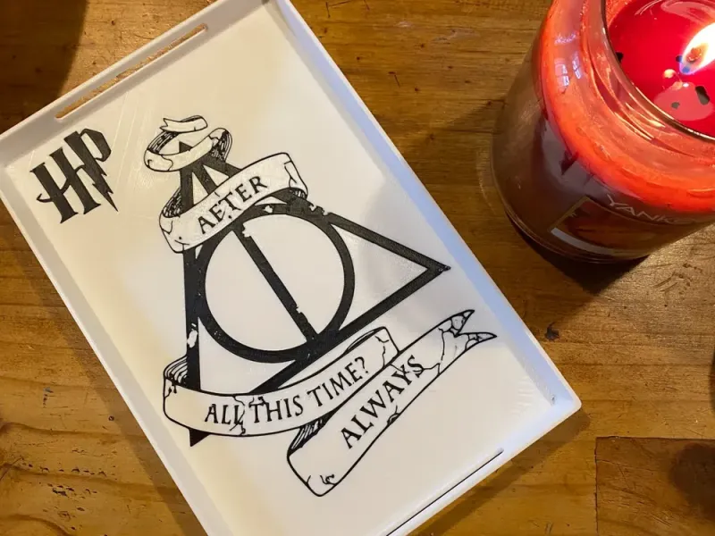 Harry Potter tray (After all this time. Always)