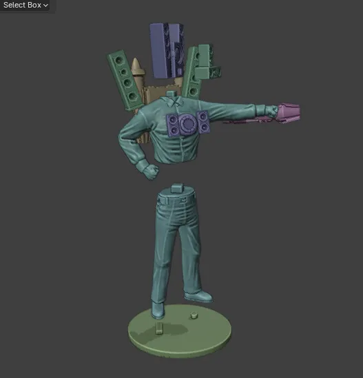 Titan Speaker Man Skibidi Toilet Fan Art