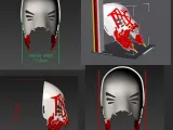 sleep token mask /cosplay/stl and 3mf multicolor-6
