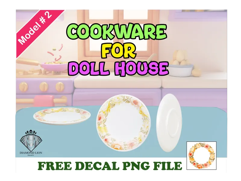 Plate with Free Decal #1