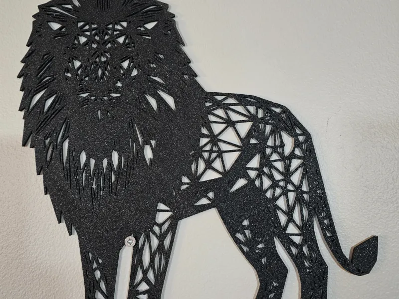 Lion - Geometric Wall Hanger
