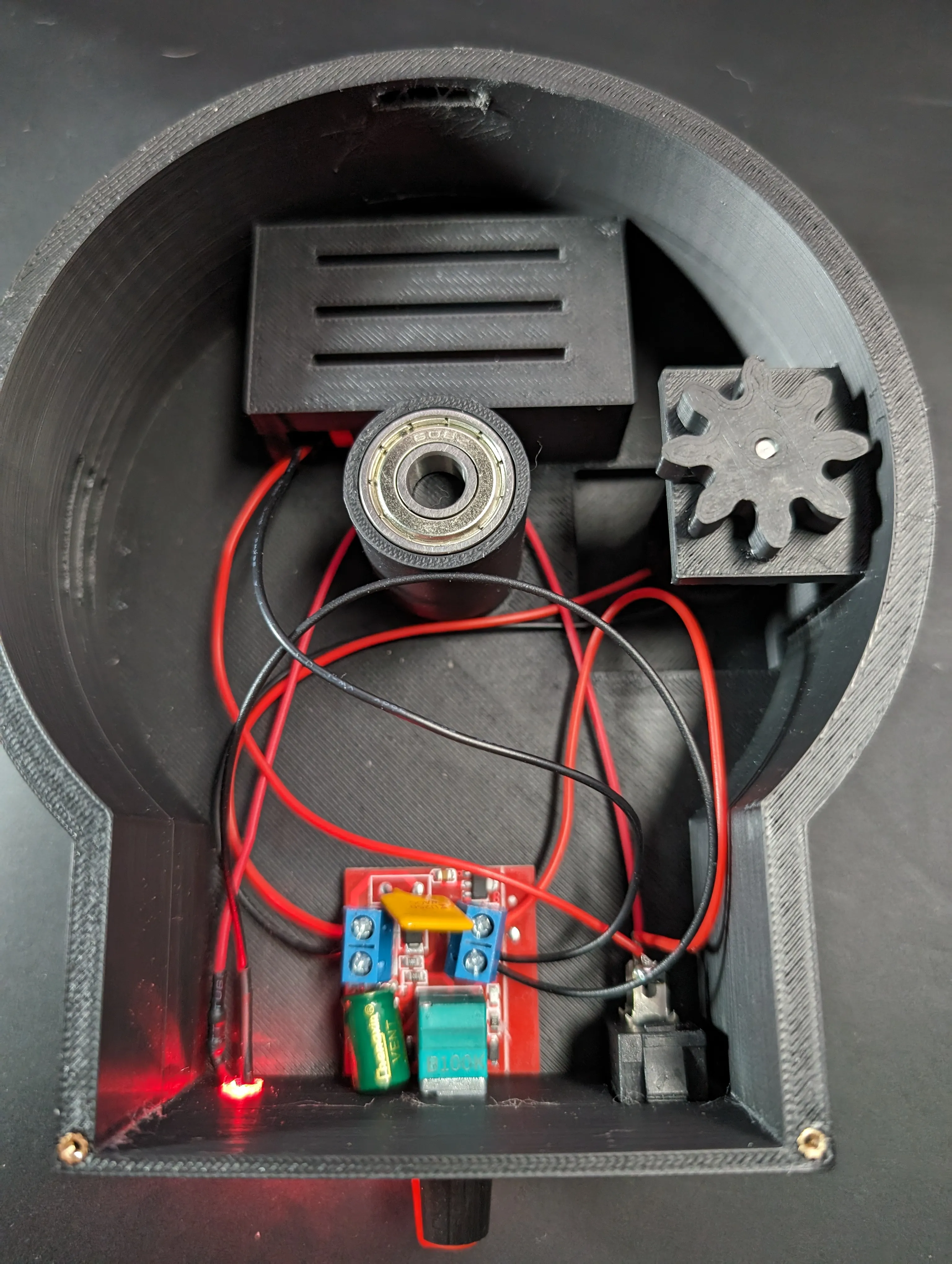 PLATO GIRATORIO CON MOTOR (DIÁMETRO 15 CM)