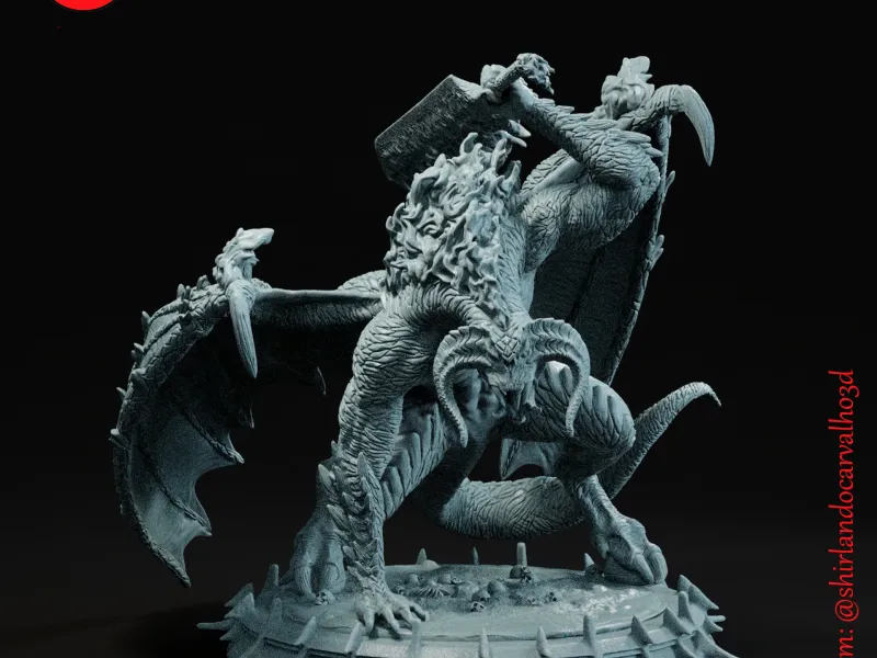 Balrog von Morgoth - Der Herr der Ringe