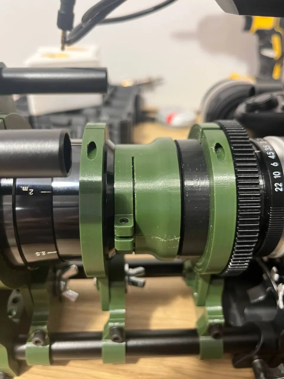 Lightcacher Clamp Andoer 85 f1.8 - Sankor 16D Anamorphic