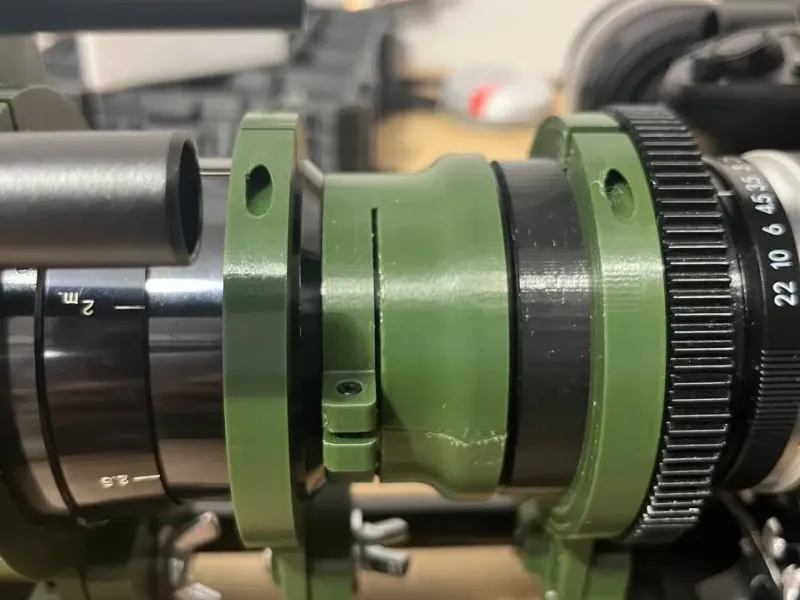 Lightcacher Clamp Andoer 85 f1.8 - Sankor 16D Anamorphic