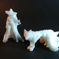 Hannya & Familiar - Lesser Demon - PRESUPPORTED - 32mm Scale-0