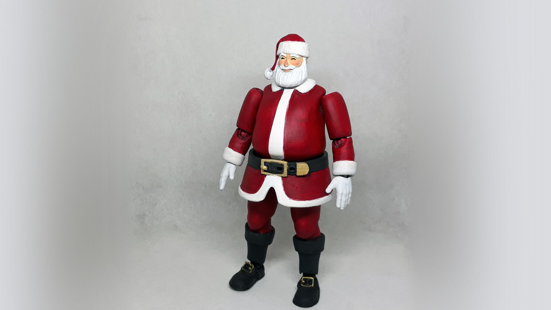 santa claus articulated action figure 3D models download Creality Cloud