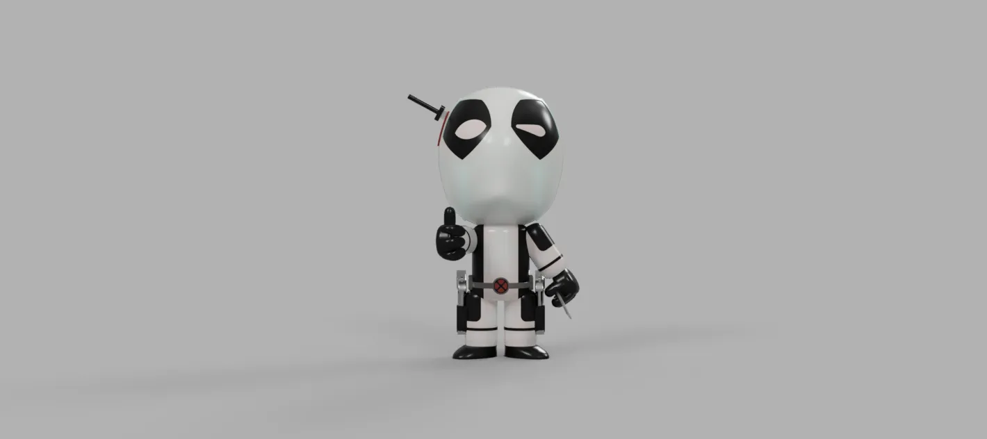 Marvel Comics Mini Deadpool / X Force Uniform (Wade Wilson)