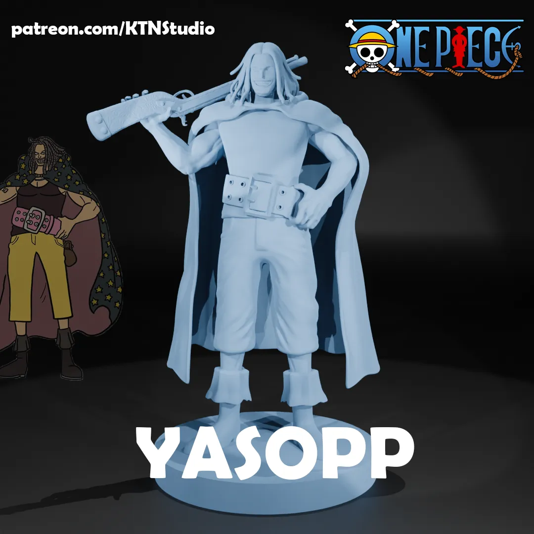 YASOPP - KIZIL SAÇ KORSANLARI - ONE PIECE 3D