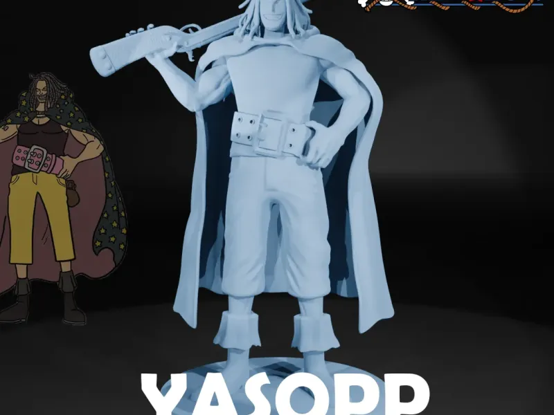 YASOPP - RED HAIR PIRATES - ONE PIECE 3D