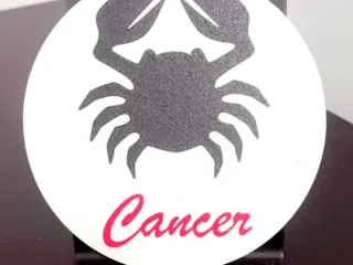 Coaster Cancer Sign