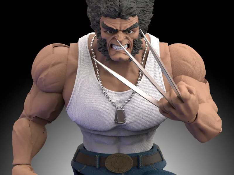 Action Figure Wolverine Urban