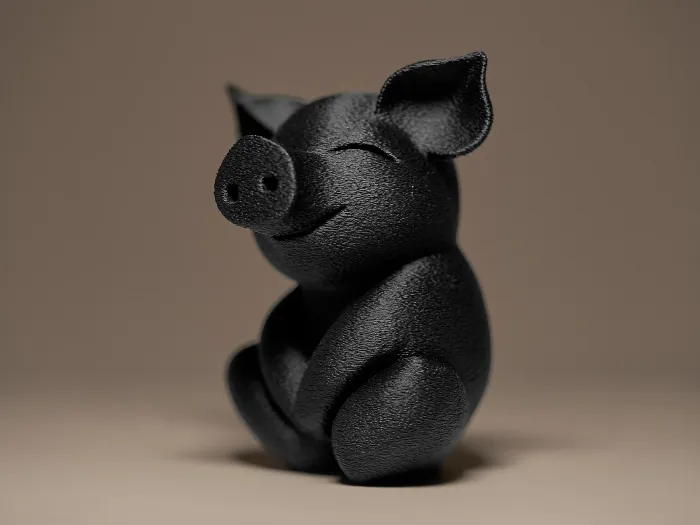 Cute Little Piglet Figurine - Miniatures - PLA - 3D printed product - фото 3