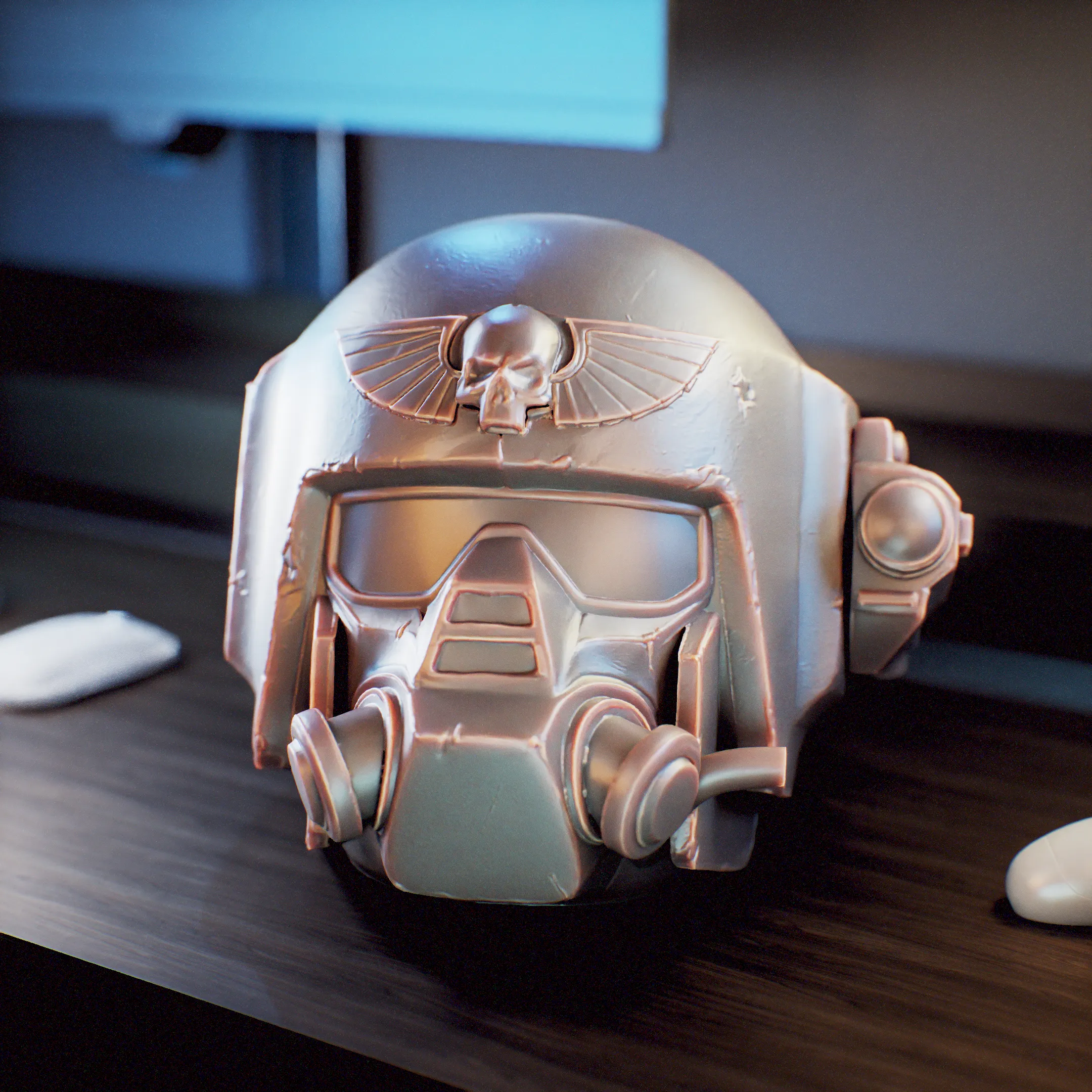 Space Marine Helmet - Astra Militarum - Casco Warhammer