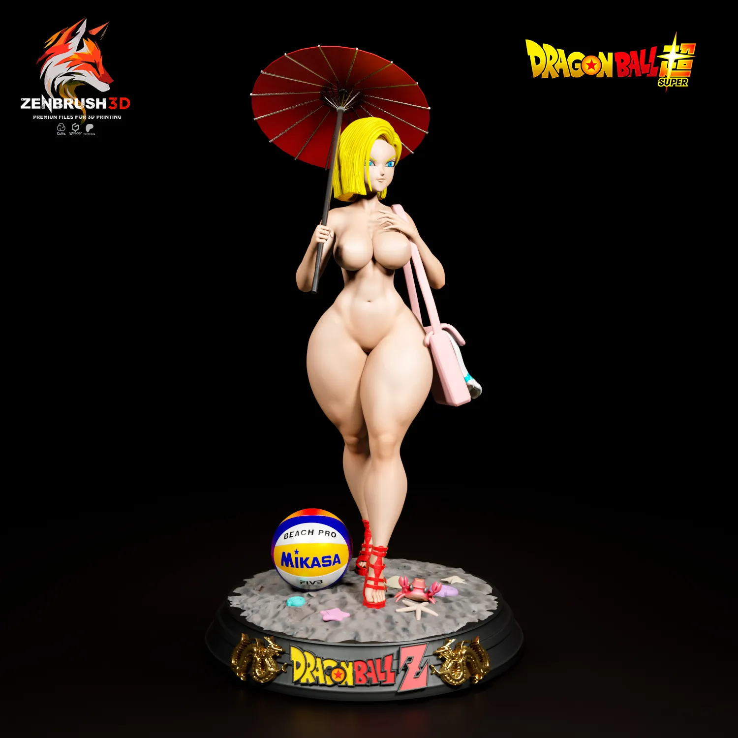Android 18 - Beach Outfit + NFSW 3D PRINTING