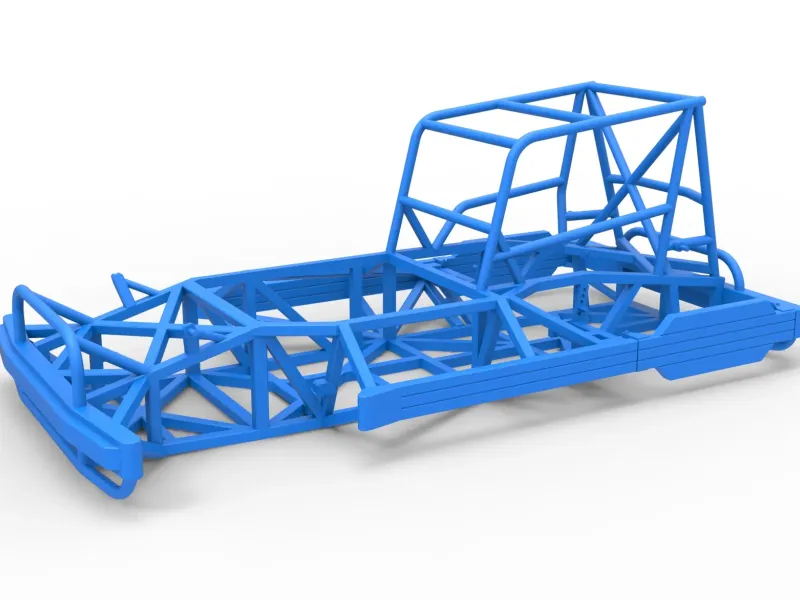 Frame of New Zealand Superstock car Scale 1:25