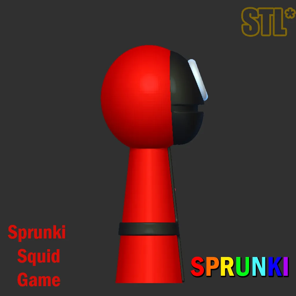 Sprunki Incredibox Squid game 2 STL 3D Character